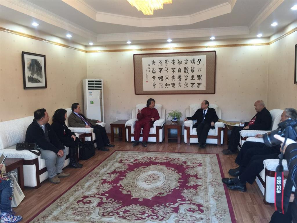 海外华人书法家协会一行到访中国书法研究院